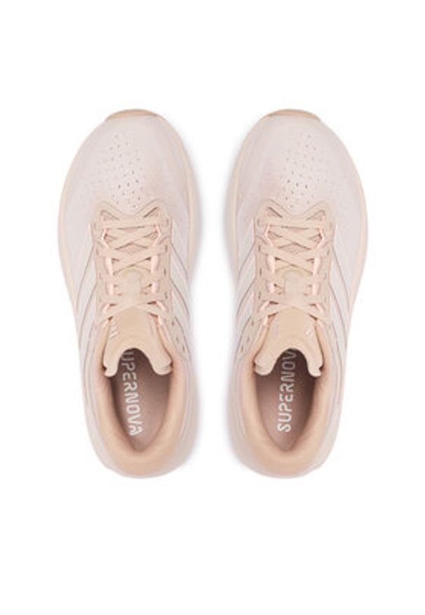 Adidas - adidas Buty do biegania Supernova Rise 3 JR2285 Beżowy. Kolor: beżowy. Materiał: materiał