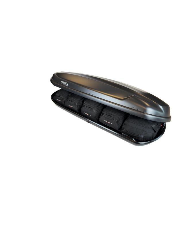 KJUST - Torby Do Boksu Dachowego Hapro Explorer 500 5Szt Kjust. Kolor: czarny. Styl: sportowy