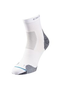 Skarpety do biegania dla dorosłych Odlo Socks CERAMICOOL STABILIZER. Kolor: biały