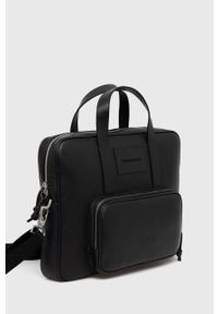 Emporio Armani Torba skórzana Y4P144.Y068E kolor czarny. Kolor: czarny. Materiał: skóra #2