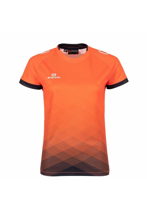STANNO - Damski jersey Stanno Altius. Kolor: czarny, wielokolorowy, pomarańczowy. Materiał: jersey. Sport: fitness, piłka nożna