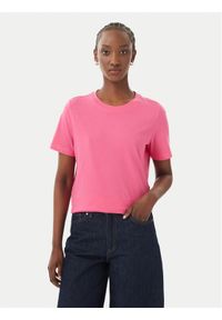 Vero Moda T-Shirt Paulina 10316991 Różowy Regular Fit. Kolor: różowy. Materiał: bawełna #1