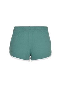 Szorty damskie Urban Classics organic interlock retro hotpants (duże rozmiary). Kolor: biały, wielokolorowy, zielony. Materiał: bawełna. Długość: krótkie #1