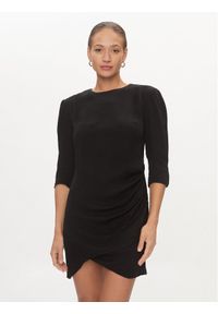 DKNY Sukienka koktajlowa D2A4B345 Czarny Regular Fit. Kolor: czarny. Materiał: wiskoza. Styl: wizytowy #1