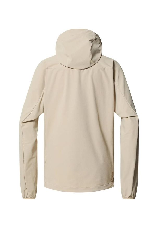 Haglöfs - Kurtka przeciwdeszczowa damska Rosson Softshell Hood. Kolor: beżowy. Materiał: softshell