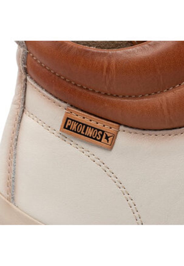 Pikolinos Botki W3W-8564C1 Beżowy. Kolor: beżowy. Materiał: skóra