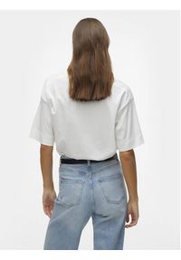Vero Moda T-Shirt Didde 10301183 Biały Loose Fit. Kolor: biały. Materiał: bawełna #6