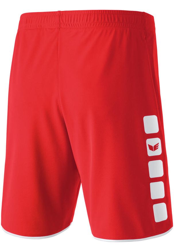 ERIMA - Krótki Erima 5-CUBES. Kolor: czerwony, biały, wielokolorowy. Materiał: materiał. Długość: krótkie. Sezon: lato. Sport: fitness, piłka nożna