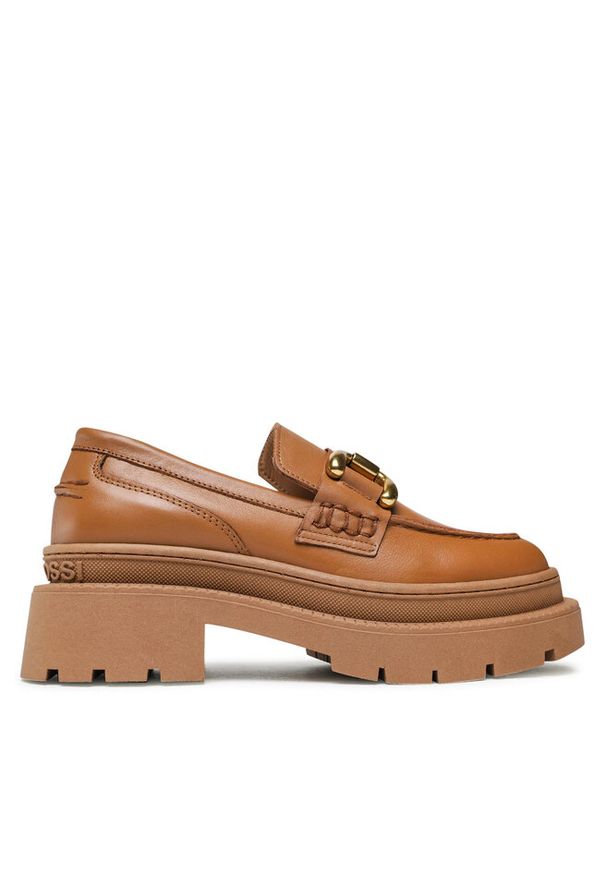 Loafersy Gino Rossi. Kolor: brązowy