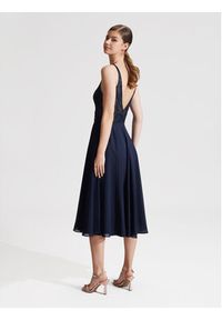 Swing Sukienka koktajlowa 5AG012HK Granatowy Regular Fit. Kolor: niebieski. Materiał: syntetyk. Styl: wizytowy