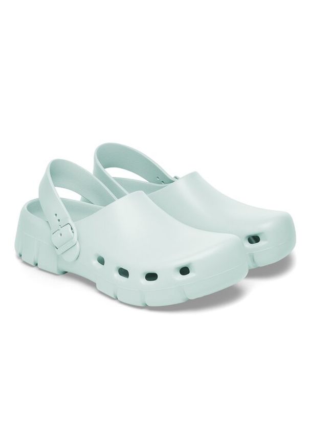 Birkenstock - Klapki unisex BIRKENSTOCK Birki Flow EVA Surf Green. Kolor: zielony
