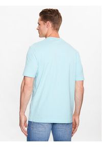 BOSS - Boss T-Shirt 50473278 Błękitny Relaxed Fit. Kolor: niebieski. Materiał: bawełna #4