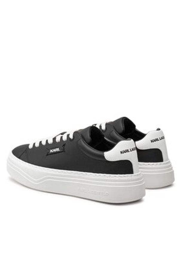 Karl Lagerfeld - KARL LAGERFELD Sneakersy KL63420 Czarny. Kolor: czarny. Materiał: skóra