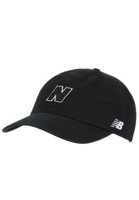 Czapka dla każdego New Balance LAH51005BK - czarna. Kolor: czarny. Styl: klasyczny