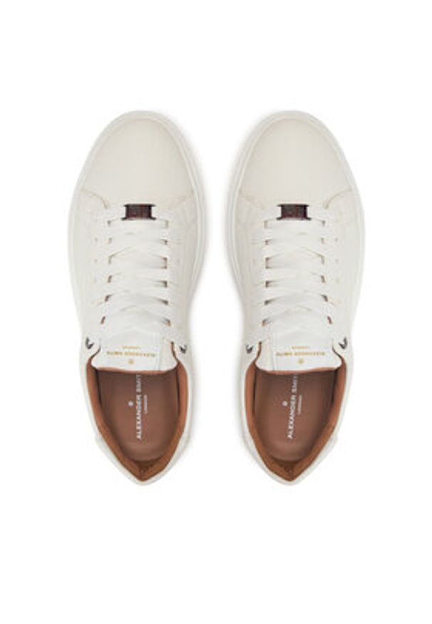 Alexander Smith Sneakersy London Man 9065 Biały. Kolor: biały. Materiał: skóra