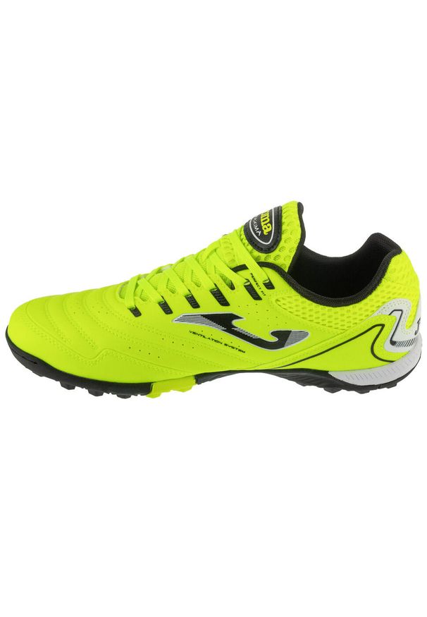 Joma - Buty piłkarskie turfy męskie, Maxima 25 MAXW TF. Kolor: żółty. Sport: piłka nożna