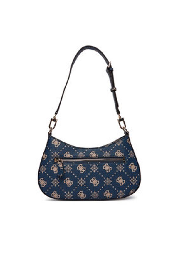 Guess Torebka Emelie Logo HWGP99 28180 Granatowy. Kolor: niebieski. Materiał: skórzane