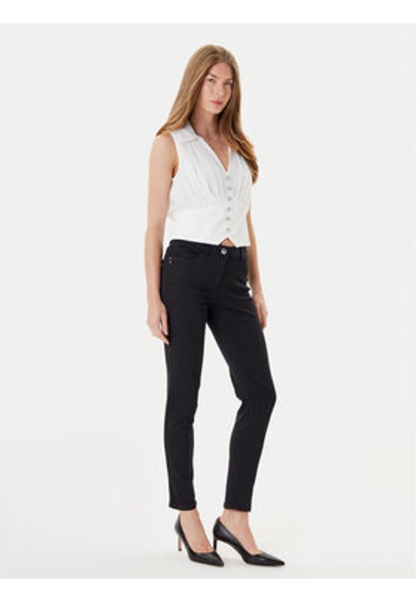 Morgan Jeansy 231-PRETTY Czarny Slim Fit. Kolor: czarny