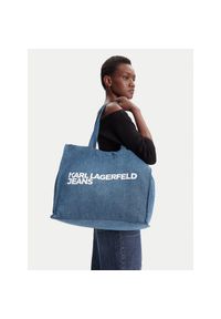 Torebka Karl Lagerfeld Jeans. Kolor: niebieski #1