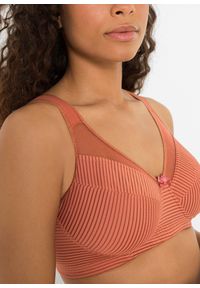 bonprix - Biustonosz minimizer bez fiszbinów z wyściełanymi ramiączkami. Kolor: brązowy. Rodzaj stanika: różne sposoby noszenia, wyściełane miseczki #2