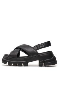 Tommy Jeans Sandały Tjw Chunky City Sandal EN0EN02525 Czarny. Kolor: czarny. Materiał: skóra