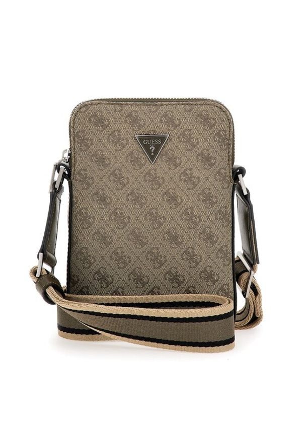 Guess Saszetka Strave Mini Bags HMSTRA P3381 Beżowy. Kolor: beżowy. Materiał: skóra