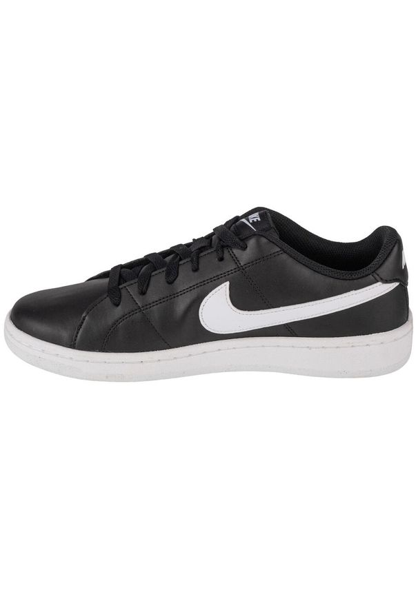 Buty do chodzenia męskie Nike Court Royale 2 NN. Zapięcie: sznurówki. Kolor: czarny. Materiał: syntetyk, tkanina, materiał. Szerokość cholewki: normalna. Model: Nike Court. Sport: turystyka piesza