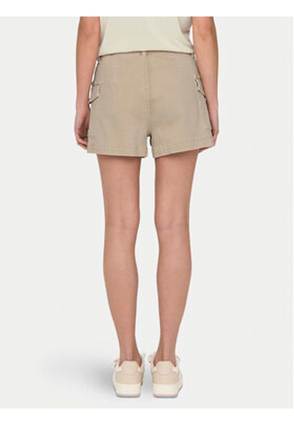 only - ONLY Szorty materiałowe Missouri 15328087 Beżowy Regular Fit. Kolor: beżowy. Materiał: bawełna