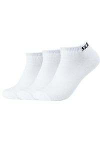 skechers - Skarpetki sportowe dla dorosłych 3PPK Mesh Ventilation Socks. Kolor: biały. Materiał: bawełna, mesh, poliamid, elastan