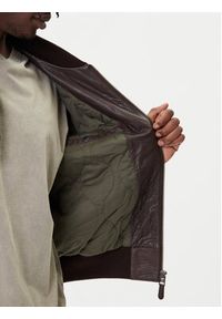 Aeronautica Militare Kurtka skórzana 252PN0958UPL00305 Brązowy Regular Fit. Kolor: brązowy. Materiał: skóra #5