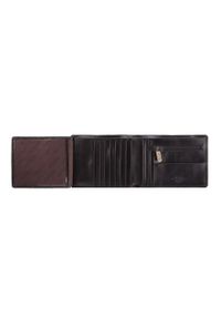 Wittchen - Męski portfel skórzany bez zapięcia czarny. Kolor: czarny. Materiał: skóra #7