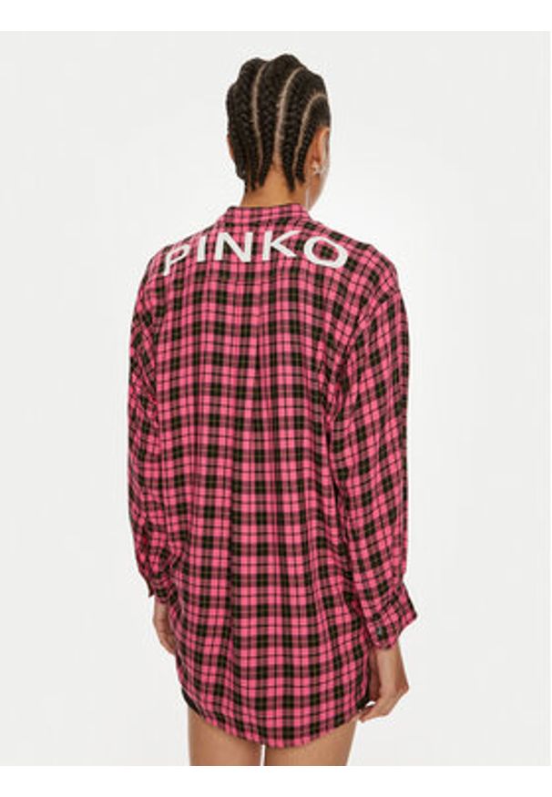 Pinko Koszula Corale 103899 A21N Różowy Regular Fit. Kolor: różowy. Materiał: wiskoza