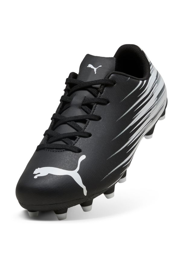 Puma - Korki PUMA ATTACANTO II FG/AG Jr Black. Materiał: guma, syntetyk. Szerokość cholewki: normalna. Wzór: nadruk. Sport: piłka nożna