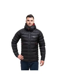 Kurtka puchowa męska Rab Electron Pro Down Jacket z kapturem. Typ kołnierza: kaptur. Kolor: szary. Materiał: puch