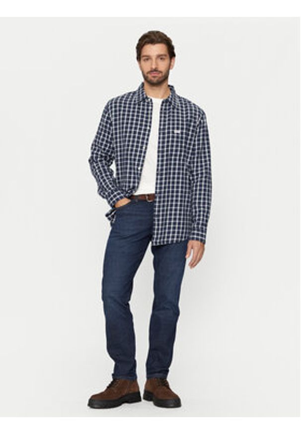 Lee Koszula 112356771 Niebieski Regular Fit. Kolor: niebieski. Materiał: bawełna
