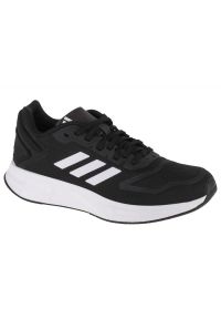 Adidas - Buty do biegania adidas Duramo 10 W GX0709 czarne. Zapięcie: sznurówki. Kolor: czarny. Materiał: tkanina, syntetyk, guma