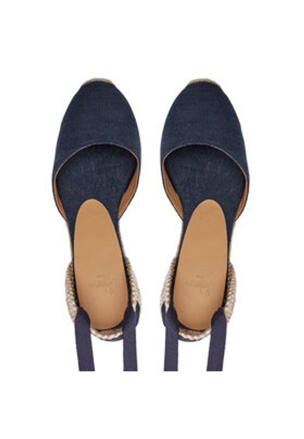 Castañer Espadryle Carina/6/002 021644 Niebieski. Kolor: niebieski. Materiał: materiał