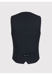 Pako Lorente - PAKO LORENTE – Granatowa kamizelka garniturowa. Kolor: niebieski. Materiał: poliester, wełna. Styl: elegancki, klasyczny #4
