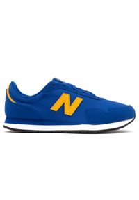 Buty dziecięce New Balance GC323AD – niebieskie. Okazja: na co dzień, na uczelnię. Kolor: niebieski. Materiał: syntetyk, materiał. Szerokość cholewki: normalna #1
