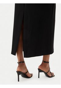 LOLA CASADEMUNT Sukienka koktajlowa MS2616048 Czarny Slim Fit. Kolor: czarny. Materiał: wiskoza. Styl: wizytowy #2