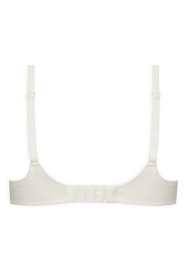 Chantelle Biustonosz balkonetka Fleurs Signature C12Q50 Biały. Kolor: biały. Materiał: syntetyk