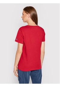 Pepe Jeans T-Shirt Zeldas PL505037 Czerwony Regular Fit. Kolor: czerwony. Materiał: bawełna #3