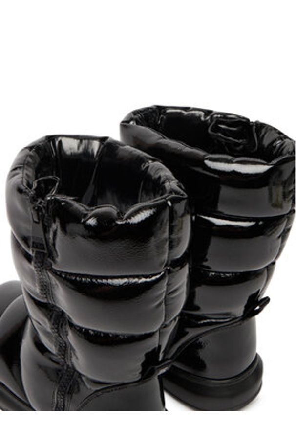 Karl Lagerfeld - KARL LAGERFELD Śniegowce Kapri Kosi KL44573A Czarny. Kolor: czarny. Materiał: skóra