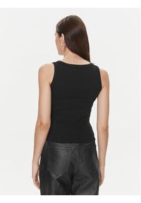 Calvin Klein Jeans Top J20J222566 Czarny Slim Fit. Kolor: czarny. Materiał: bawełna #5