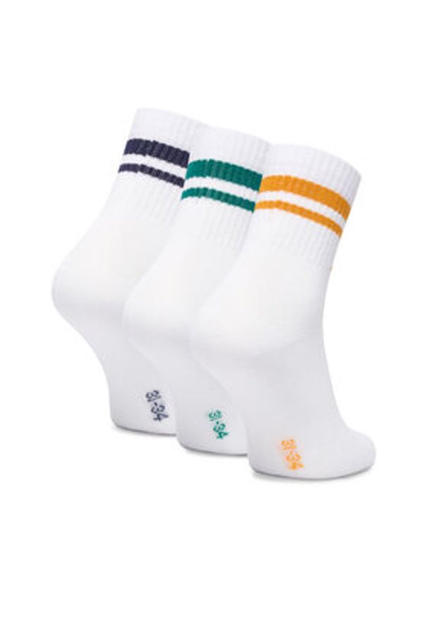 Kappa Skarpety długie CEO_KR_KAPPA_DZ005_W_AW25 Biały. Kolor: biały. Materiał: bawełna