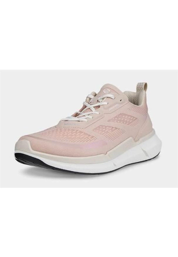 ecco - Buty do chodzenia damskie Ecco Sneaker Biom 2.2. Kolor: różowy. Materiał: materiał, syntetyk. Szerokość cholewki: normalna. Sport: turystyka piesza