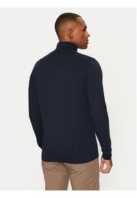 s.Oliver Golf 2153538 Granatowy Regular Fit. Typ kołnierza: golf. Kolor: niebieski. Materiał: bawełna #3