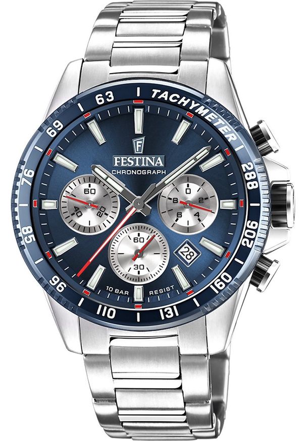 Zegarek Festina Zegarek męski Festina F20560-2 srebrny. Kolor: srebrny