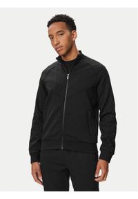 Karl Lagerfeld - KARL LAGERFELD Bluza 705014 563902 Czarny Regular Fit. Typ kołnierza: dekolt w karo. Kolor: czarny. Materiał: syntetyk #1