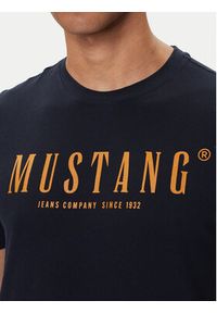 Mustang T-Shirt Austin 1016853 Granatowy Regular Fit. Kolor: niebieski. Materiał: bawełna #8